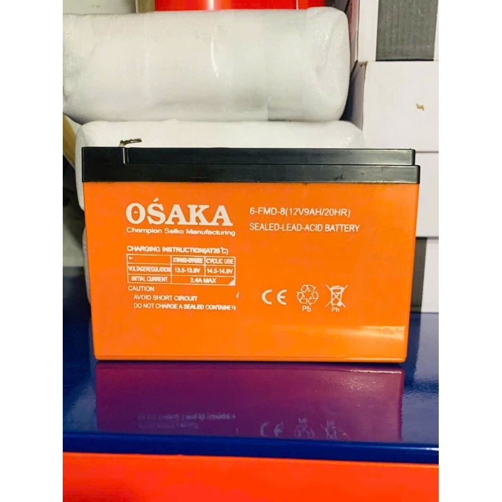 Bình Ắc Quy OSAKA 12V 9AH - Dung Lượng Lớn, Hiệu Quả Cao, Ổn Định
