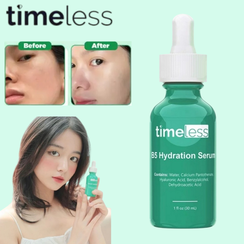 Serum Timeless Vitamin B5 HA Cấp Ẩm Làm Dịu Và Phục Hồi Da 30ml EXP2027