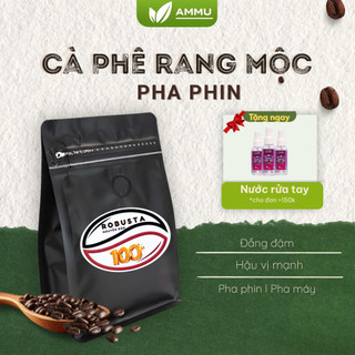  Cà Phê Nguyên Chất Rang Mộc AMMU Coffee Robusta Và Arabica Cầu Đất  Cà Phê Pha Máy Pha Phin 500g 