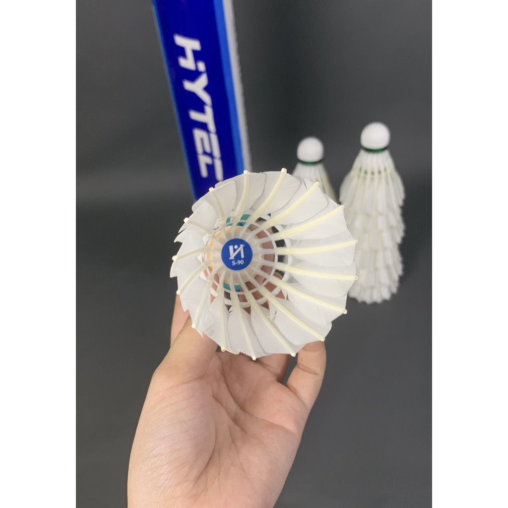 (HOẢ TỐC HCM) Ống cầu lông Hải Yến 12 quả  - HYTEC S90 3in1 Chính hãng (12 QUẢ)