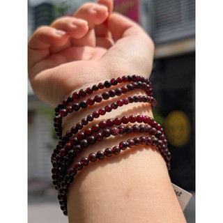 Vòng tay Garnet - Ngọc Hồng Lựu hỗ trợ tình cảm, yêu thương, động lực, mạnh mẽ, sáng tạo, đá thanh tẩy bài tarot, reiki