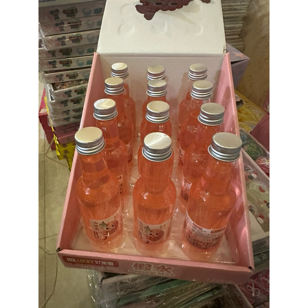 Sỉ lốc 12 lọ slam nước hình chai nước ngọt siêu hot