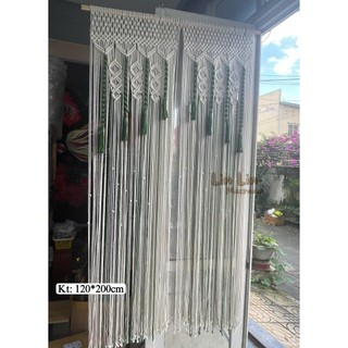 Rèm cửa macrame vintage decor