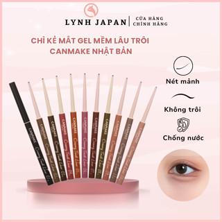 [15 MÀU] Chì kẻ mắt Canmake Creamy Touch Liner lâu trôi chống nước Nhật Bản LYNHJP