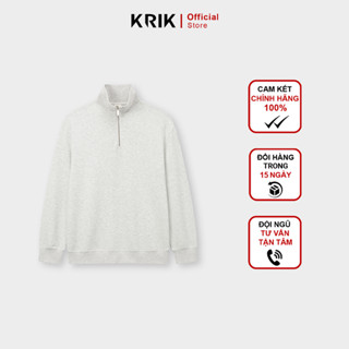  Tên Sản Phẩm: Áo Nỉ Nam KRIK Form Classic  Chất Liệu Cotton Thiết Kế Cổ Khóa Kéo Sang Trọng Hiện Đại AN4212 