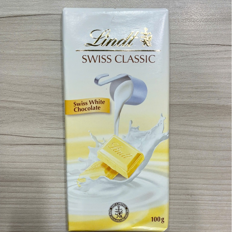 Socola trắng Lindt Swiss Classic thanh 100g - White Chocolate