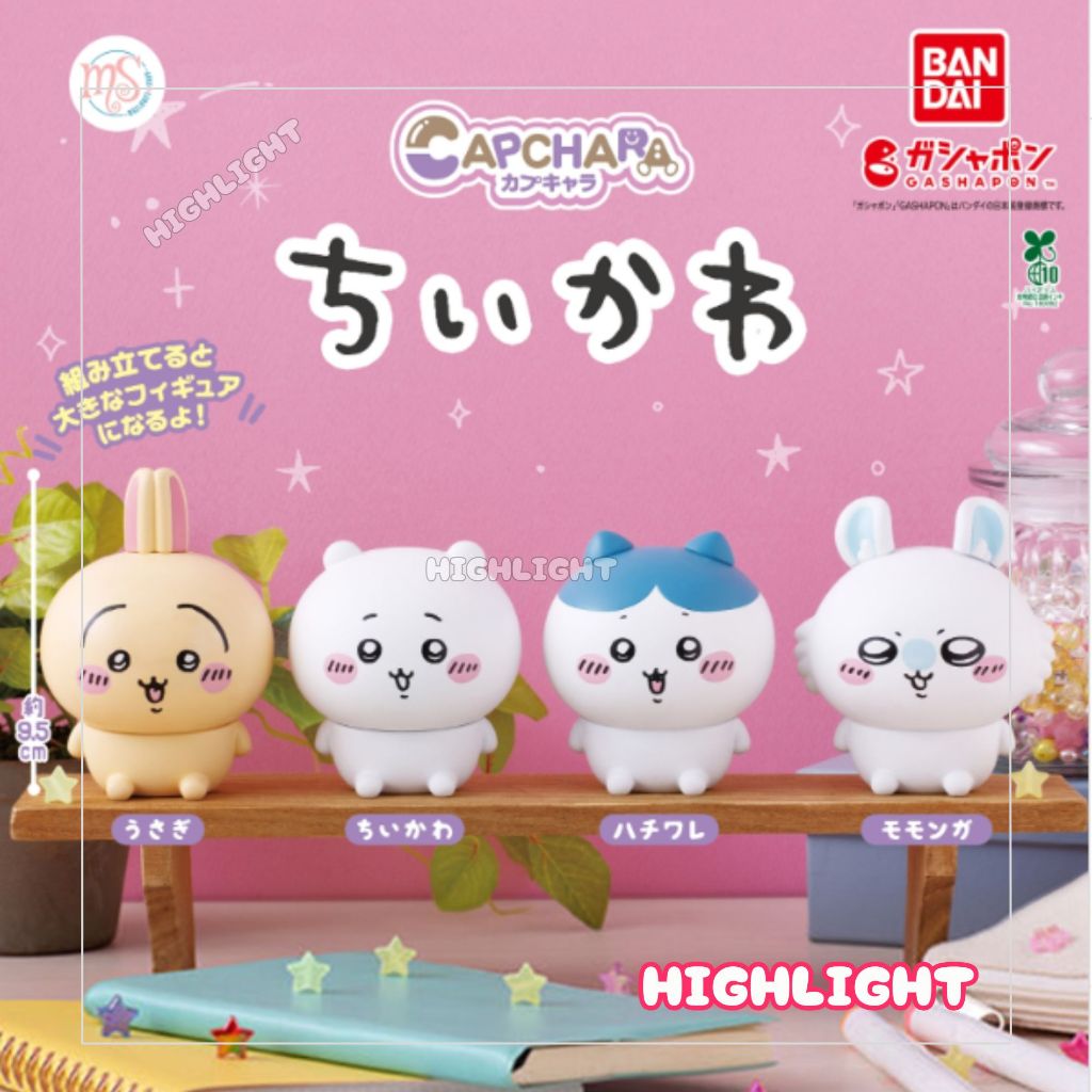 [AUTH NHẬT - NEW SEAL]  Mô hình lắp ghép Chiikawa Bandai - Chiikawa Capchara series chính hãng