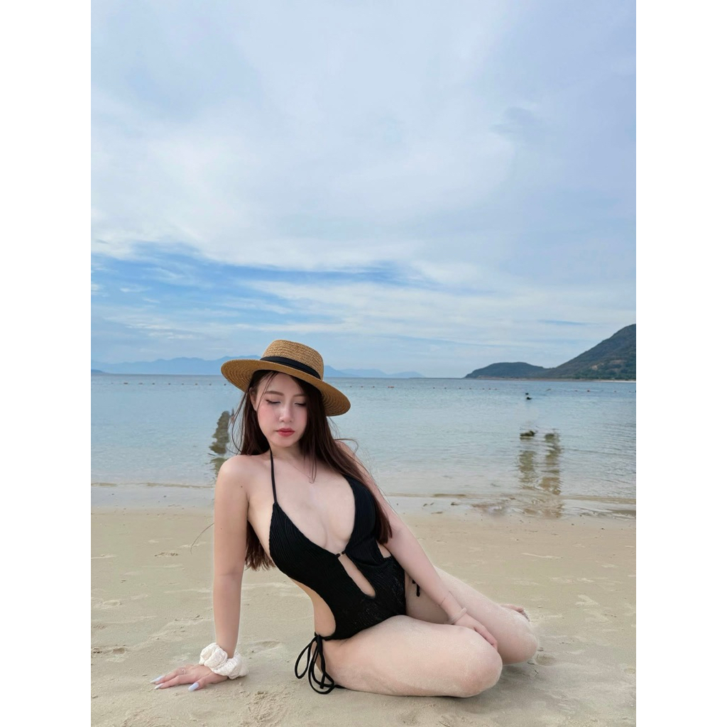 Bikini áo tắm liền thân 1 mảnh bodysuit khoét eo mẫu sang chảnh cao cấp ( TMT sẵn hàng) | BigBuy360 - bigbuy360.vn