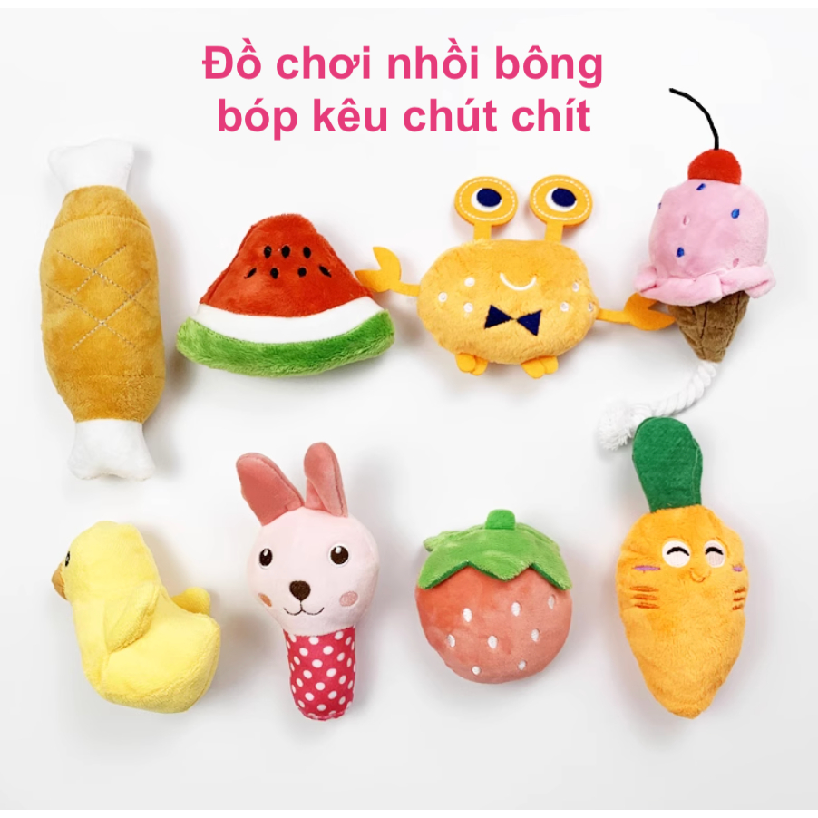 Đồ chơi bóp kêu chít chít cho thú cưng