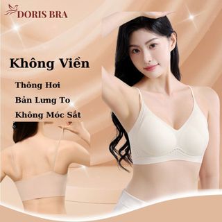  Phiên bản Cao Cấp Áo lót su thông hơi DORIS AL011 áo tàng hình giọt nước đệm 1,5cm không lộ viền 