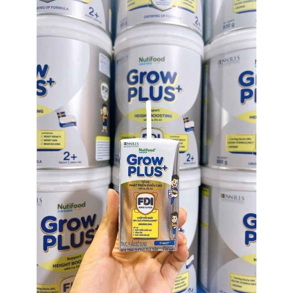 {Hot} Sữa Grow plus Bạc  số 1-2 + pha sẵn 110ml cho bé