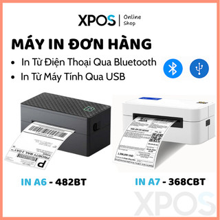  Máy In Đơn Hàng A6 A7 Kết Nối USB Bluetooth – In Tem Vận Đơn Máy Tính Điện Thoại 