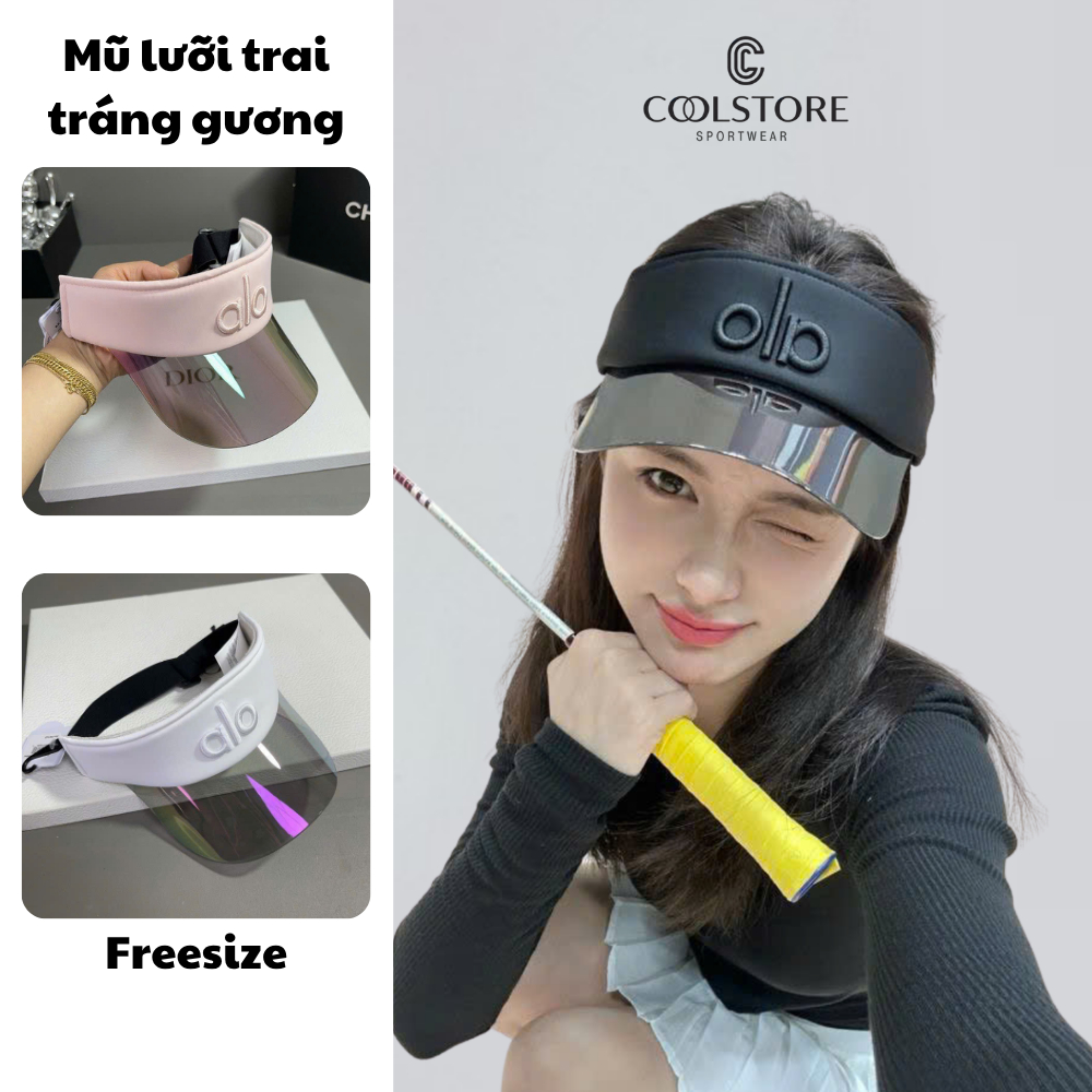 Mũ lưỡi trai Tráng Gương, Mũ thể thao Alo , Mũ nửa đầu tập thể thao Cool Store