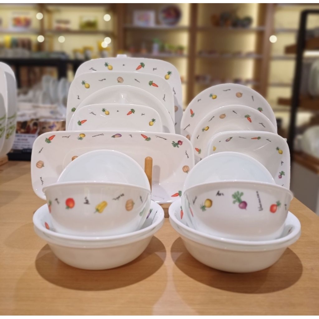 Tô cơm Vitrelle Corelle USA mẫu Salad Seasons