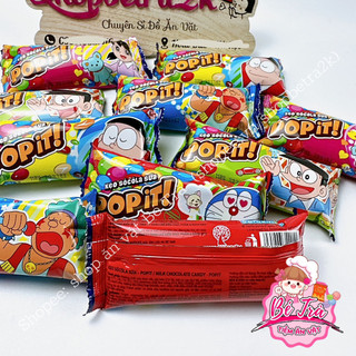 [Bịch/20 gói]  Kẹo socola sữa Popit, socola vỏ giòn