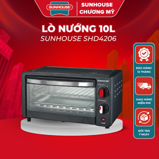 Lò nướng 10L sunhouse 4026 hàng chính hãng bảo hành 12 tháng
