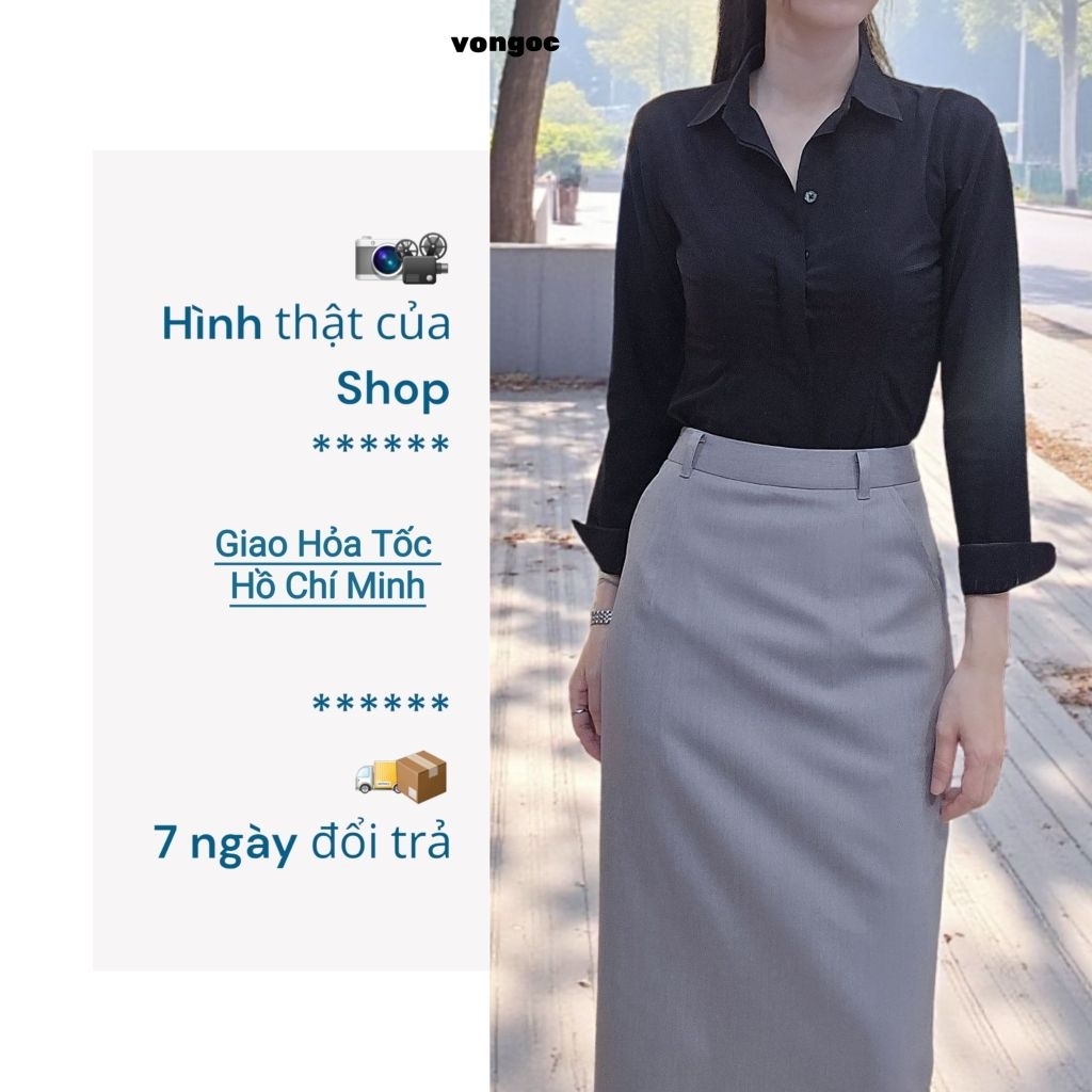 Chân Váy Xám Ghi by VoNgoc