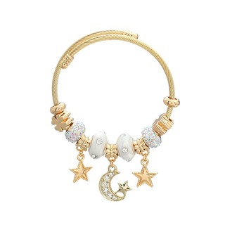 Vòng Tay Titan Charm Đá Titan Ko Đen TT4706