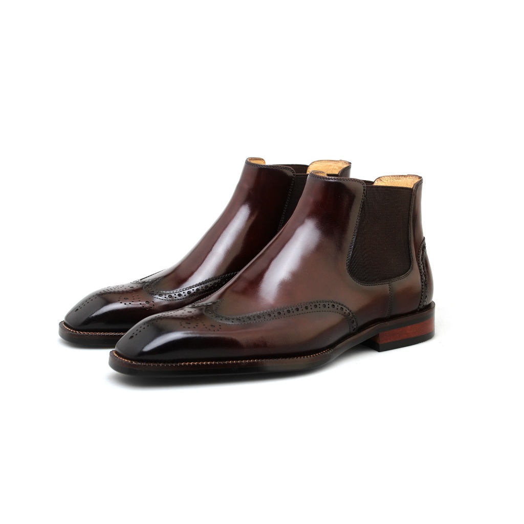 Giày Boot Nam Cổ Thấp Da Bê Nhập Khẩu Châu Âu – Boot K06N | Auguris – Giày Tây Nam Cao Cấp, Da Thật 