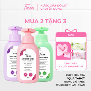 Nước Giặt Đồ Lót Chuyên Dụng Tinee 280ml Nano Bạc Hạn Chế Nấm Khuẩn, dịu nhẹ cho da