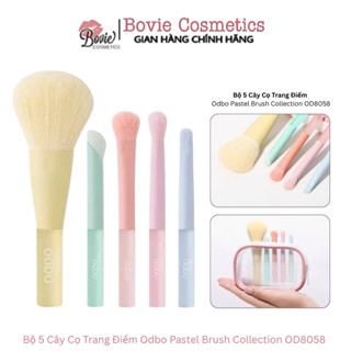  Bộ 5 Cây Cọ Trang Điểm Odbo Pastel Brush Collection Đánh Má Hồng Phấn Mắt Lông Mềm Mại OD8058 