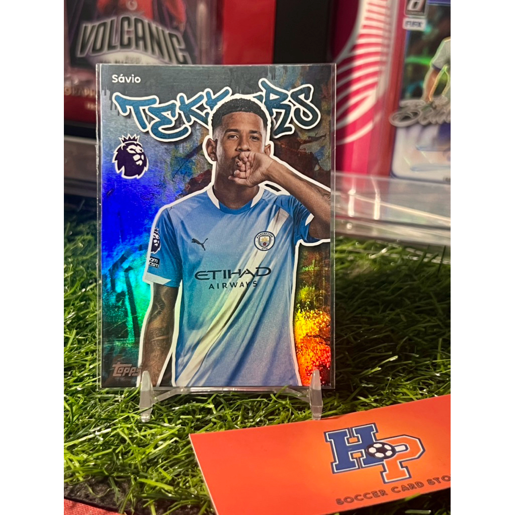 Thẻ bóng đá Savinho Tekkers Topps EPL 2025/26