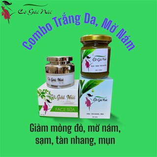 combo kem face sữa+mặt nạ