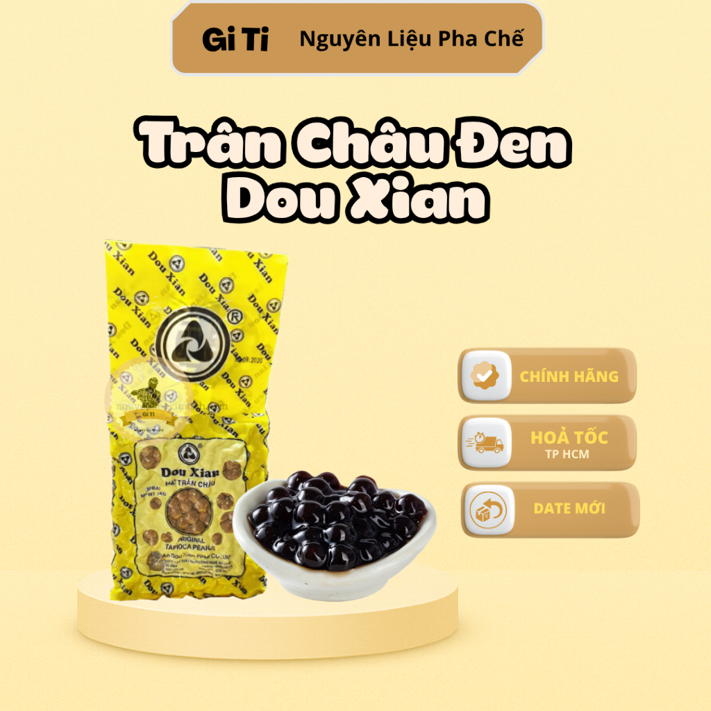 Trân Châu Đen Douxian (Sz 2.5) Gói 1KG