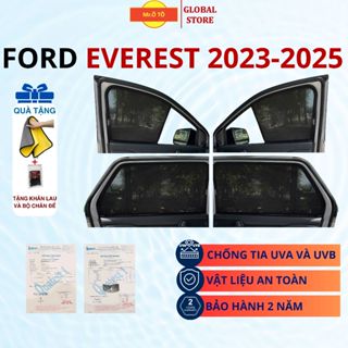 Rèm Che Nắng chống UV Xe Ford Everest 2023-2025 - Hàng Loại 1 Mr Ô TÔ -Bảo Hành 2 Năm HC
