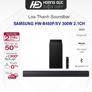  Loa Thanh SOUNDBAR Samsung HW-B450F 2.1ch 300W  mẫu 2025   hàng chính hãng bảo hành 12 tháng 