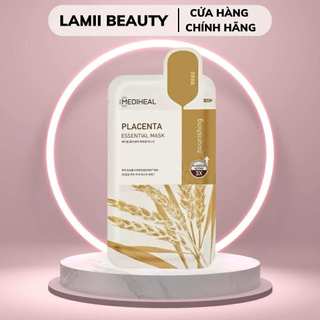 Mặt nạ Mediheal placenta Esential Mask / dưỡng da vùng mắt So natural Cerapeptide Eye Mask Cream Patch - LAMII BEAUT