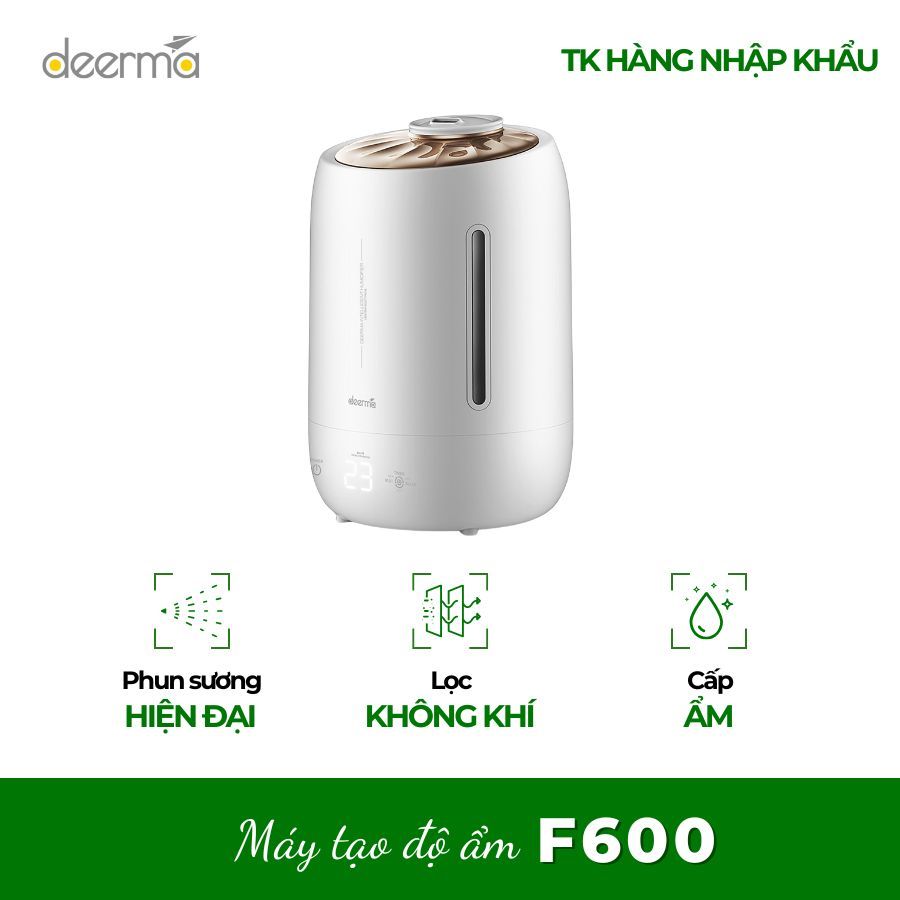 Máy tạo độ ẩm Deerma F600 Bảo Vệ Đường Hô Hấp, Chăm Sóc Sức Khỏe
