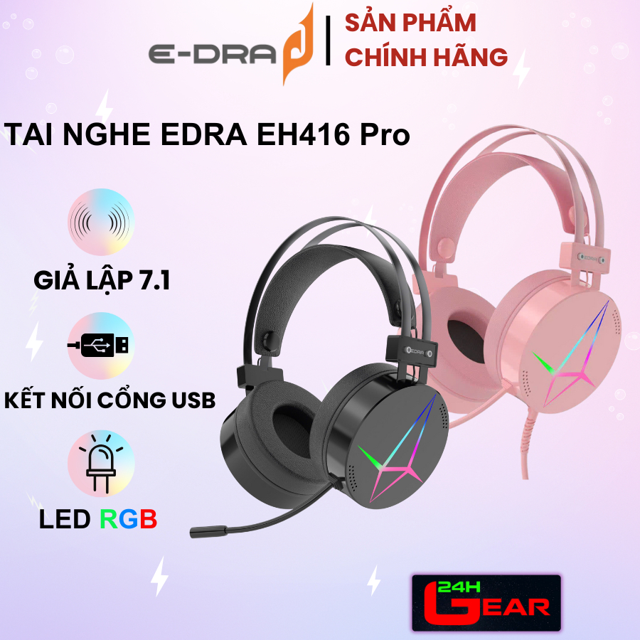 Tai nghe Gaming Edra EH416 PRO (Kết nối cổng USB)