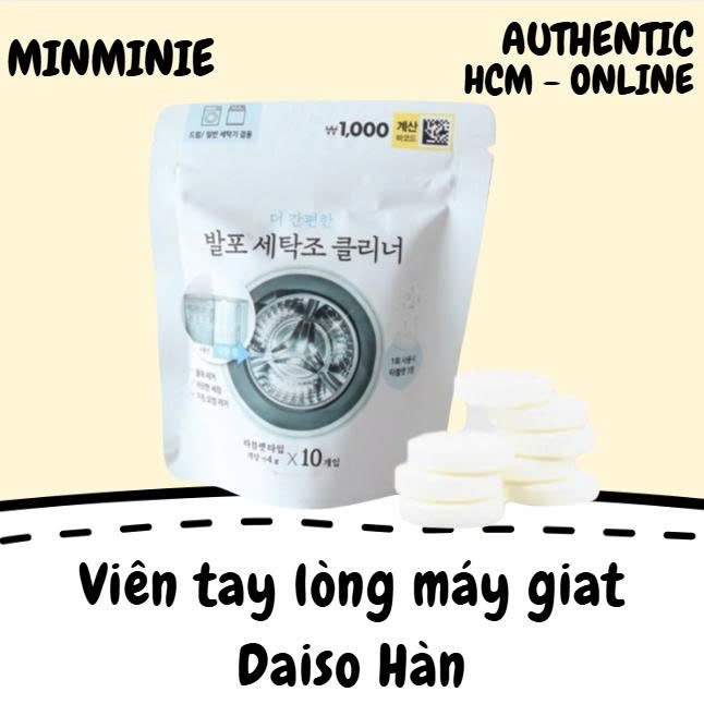 Viên tẩy lồng giặt Daiso Hàn (túi 10 viên) - mua trực tiếp daiso