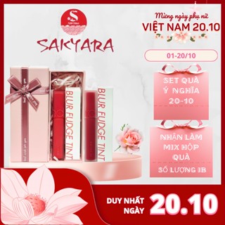    SÉT QUÀ 20 10 MIX SON   Son Kem Romand Blur Fudge Tint 03-04 -08 5g cho đôi môi mịn mượt Hàn Quốc 