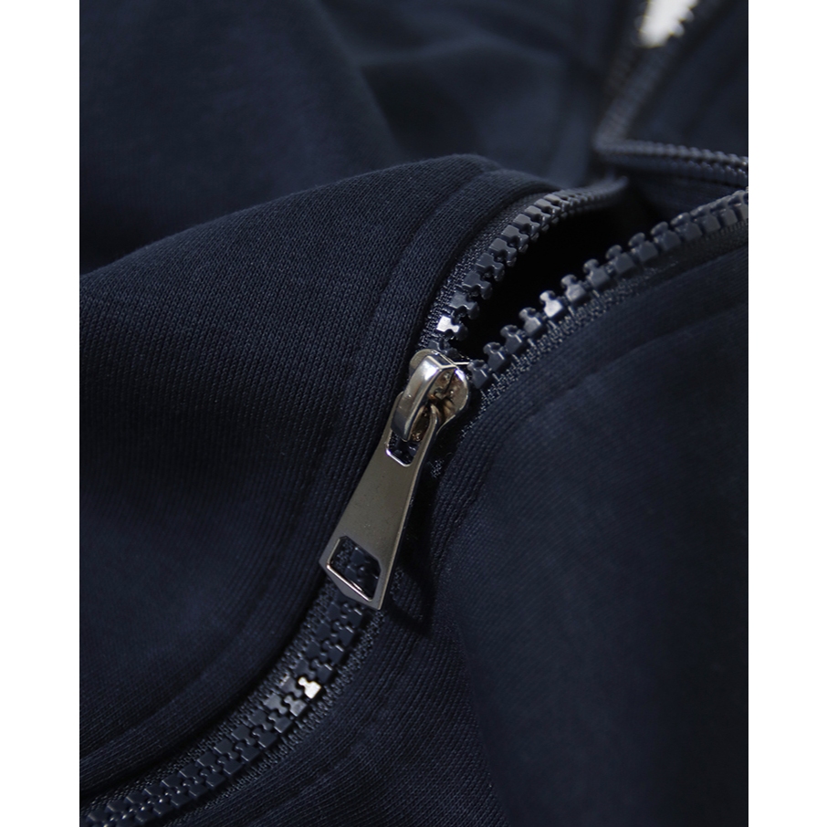 Áo Khoác Nữ Mỏng Vai Thẳng Màu Xanh Navy Áo Hoodie Cardigan Chất Vải Nỉ Mềm Mịn Thoải Mái Form Basic Vừa Vặn | BigBuy360 - bigbuy360.vn