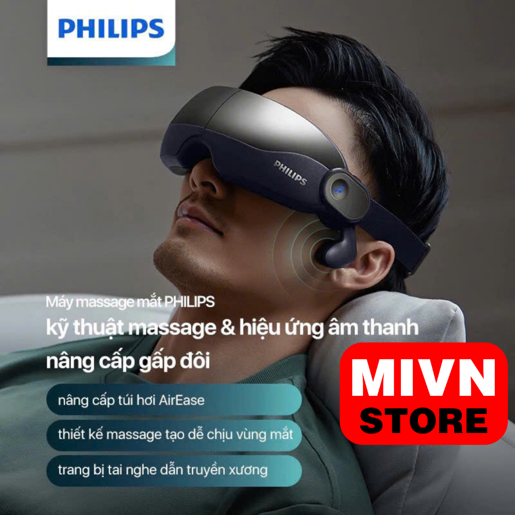 (HỎA TỐC 2H) Máy massage mắt Philips PPM2702 CHÍNH HÃNG