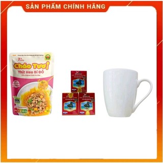 Combo Bữa Ăn Dinh Dưỡng Toàn Diện Cho Bé | Cháo Tươi Thịt Heo Bí Đỏ Cây Thị + Lọ Yến Chưng 39% STANDA 70ml