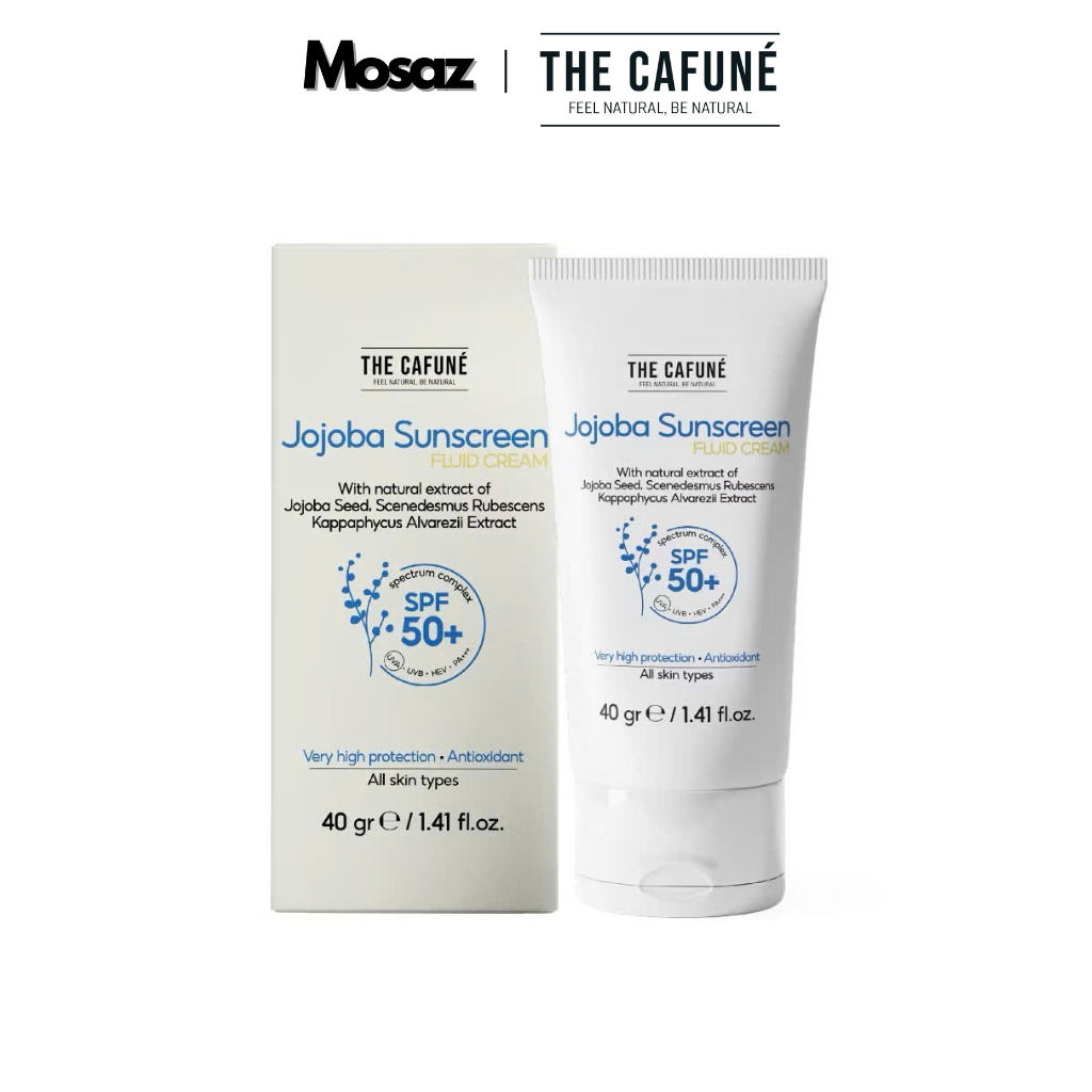 Kem Chống Nắng Jojoba Sunscreen SPF 50+ Phổ Quang Rộng Bảo Vệ Da Trước Tia UVA, UVB, IR, HEV Không B