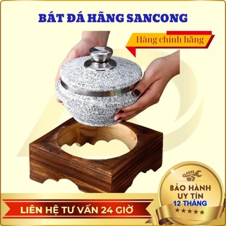 Bát đá giữ nhiệt Hàn Quốc/ Thố đá cao cấp chính hãng SANCONG có size 14/16/18/20cm