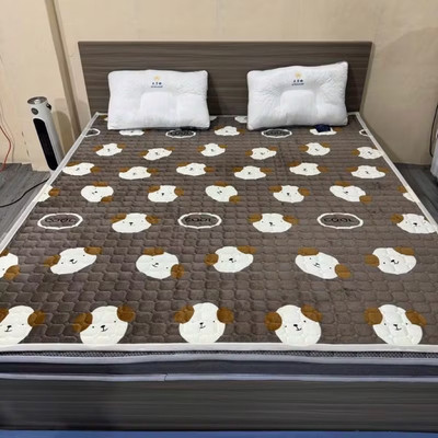 Thảm nhung trải giường đa năng, thảm nỉ nhung yuki trần bông dày dặn đủ kích thước