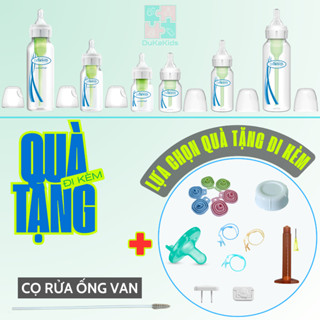 (COMBO QUÀ TẶNG) Bình sữa Dr Browns Option Plus thế hệ mới - Cổ hẹp dung tích 60ml / 120ml / 250ml