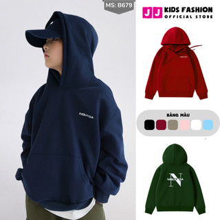 Áo Hoddie Thu Đông Cho Bé Trai, Bé Gái chất liệu Cotton nỉ bông Mềm Ấm B748 | JJ Kids Fashion