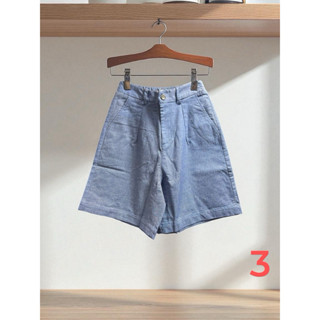  QUẦN ĐÙI NGỐ LINEN SAU Lưng thun -   chất vải linen xí nghiệp mõi màu một mình vải  đã wash 