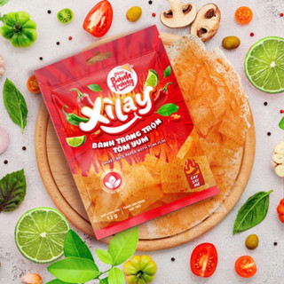 Giảm 40% | XÌLAY 3 Vị | Bánh tráng Miss Xìlay Tiệm Nhà Pula - Gói 12gram | Tomyum, Muối Ớt Xiêm Đỏ, Xiêm Xanh