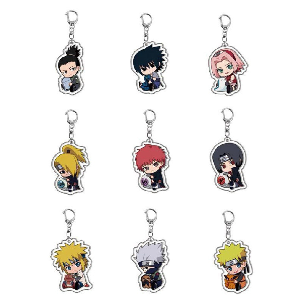 Móc khoá anime Satoru Gojo, Nezuko, Midoriya Izuku, Hatake Kakashi, Naruto, Uchiha Itachi … Móc khoá