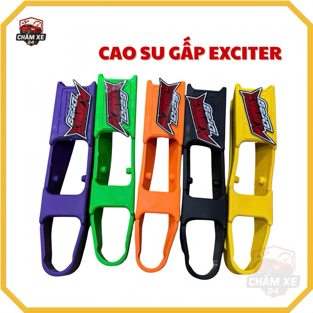 Cao Su Gấp Ex 150 Cao Su Đỡ Sên Gắp Ex150 Ex155 Exciter 150 155 VVA King Drag Loại Dài Không Khoan L