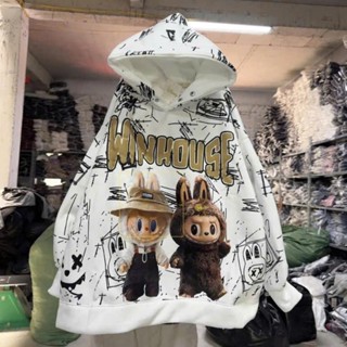  Áo Hoodie Labubu Dành Cho Bé Trai & Gái Chất Liệu Nỉ Cotton Mềm Mịn Ấm Áp 