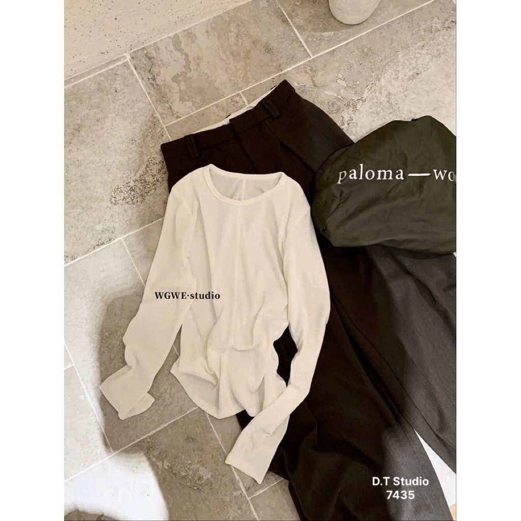 𝐓.𝐇.𝐔 𝐒𝐭𝐮𝐝𝐢𝐨 | Áo thun giấy basic WG.WE #7435