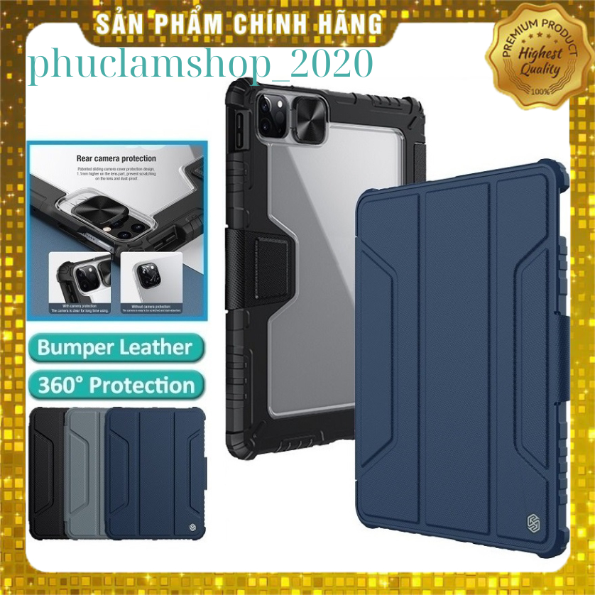 Bao da Nillkin Bumper cho iPad Air 13 11 inch M3 2025 iPad Pro 13 inch M4 2024 M2 A16 Gen 11 Air 6 7